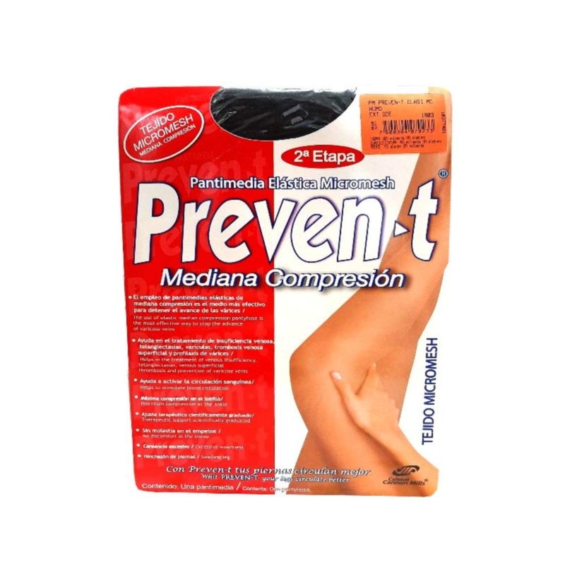 Pantimedia Preven-t, Clásica Prevención y Control De Varices, Mediana compresión