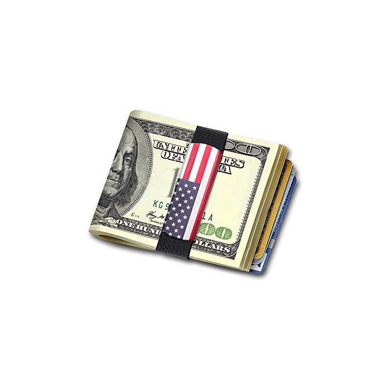GRAND BAND Money Band American Flag Minimalist Card Holder