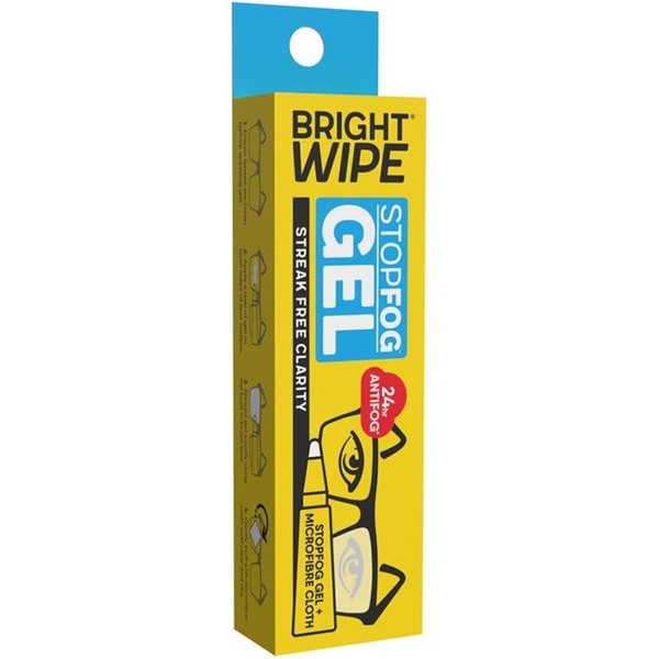 BrightWipe StopFog Gel 10g + Microfibre Cloth