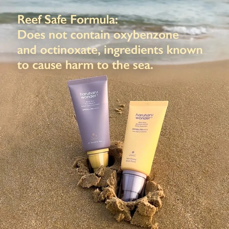Sunscreen Haruharu Wonder Black Rice Pure Mineral 50ml Spf50