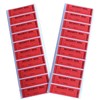 100pcs 30x90 mm Red 100% Total Transfer Tamper Evident Security