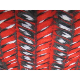 EBI Fabrics Studios Red, Black, Gray Pattern by EBI Fabrics - Cotton - BTY - 36'Lx44"W - Very Nice!!
