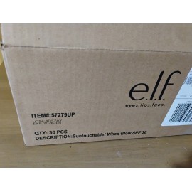 ELF CASE lot e.l.f. SKIN Suntouchable Whoa Glow Sunscreen Primer SUNBURST cosmetic