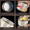 Thermal Container, Stainless Steel Warming Container, BPA-Free Food Container, Equipped