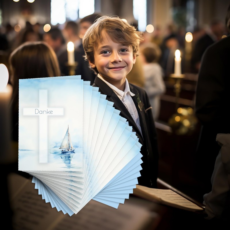 10 Thank You Cards with Envelope Thank You Folding Cards