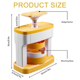 Pack of 98 Button Maker Badge Machine, 55 mm DIY Badge Press Machine with 48 Pattern Paper and 48 Badges, 1 Circle Cutter, Children's Gift Pin Maker for Party Gifts, DIY Creation