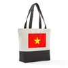 CafePress Flag Of Vietnam Canvas Tote Top Zipper Closure