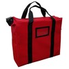 Briefcase Style Locking Document Bag (Red)