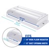 Ventilaider Magnetic Vent Air Deflector for Ceiling, 14" Wide, 6"