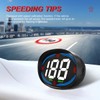 CGEAMDY Car HUD Head-up Display LED Projector, GPS Speedometer Odometer,
