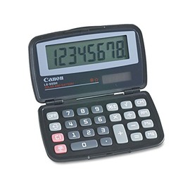 Quality Product by Canon - 8-Digit Pocket Calculator Dual Power 4-1/3quot;x2-2/3quot;x3/5quot; CCL