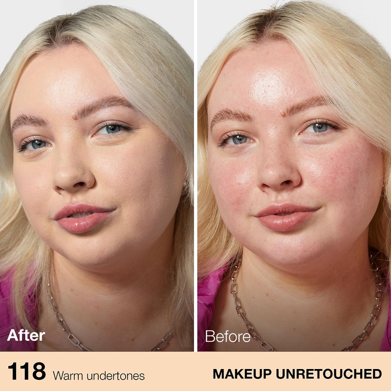 Maybelline Fit Me Matte + Poreless Liquid Oil-Free Foundation Makeup,