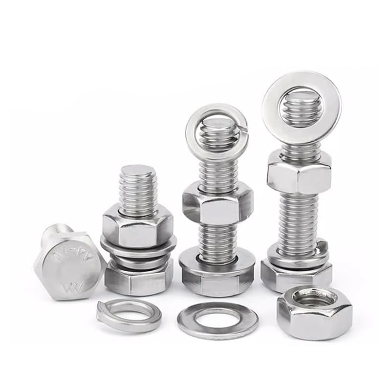 236 Pieces [M6 M8 M10] 304 Stainless Steel Round Heavy