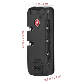 MAGICLULU Luggage Locks TSA Approved Resettable Code Lock Customs Lock Suitcase Authentication Password Combination for Suitcase, Toolbox, Backpack, Bag, Gym Locker