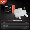 A-Premium Engine Coolant Overflow Recovery Reservoir Tank [with Cap] Compatible