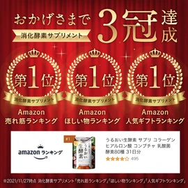 【3袋セット】うるおい生酵素 サプリ コラーゲン ヒアルロン酸 コンブチャ 乳酸菌 酵素80種
