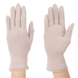 HANDS UP MARKET Gloves, UV Protection, Sun Protection, Women's, Soy Fiber, Cool Touch Sensation, Sunscreen, Sunburn, UV Care, For Driving, Bicycle, Spring and Summer, beige