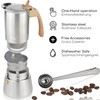 Milu Espresso Maker Suitable for Induction | 2, 4, 6,