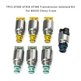 7PCS 6T40E 6T45E 6T30E Transmission Solenoid Kit For BUICK Chevy CruzeSpecification: C180-A283-A, Gearbox Type: CVT(Continuously Variable Transmission)