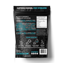 Tea For Guys: Fasting Tea – Strong Herbal Blend for Focus, Grit, and Control | – 20 Biodegradable Tea Bags