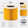 2 Pcs Replacement Cartridge Filter for Wet/Dry Vacuum – Pleated