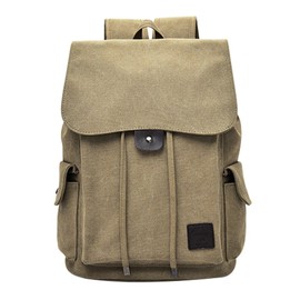 Canvas Backpack for Men and Women | Vintage Laptop Tablet Backpack | Shoulder Rucksack Book Bag |Casual Daypack for Shool, Travel, Sports, Hiking