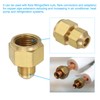 PATIKIL Brass Pipe Fitting, 1/2" G Female x 3/8" Flare