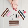 100 limas de uñas de madera, lima de uñas de
