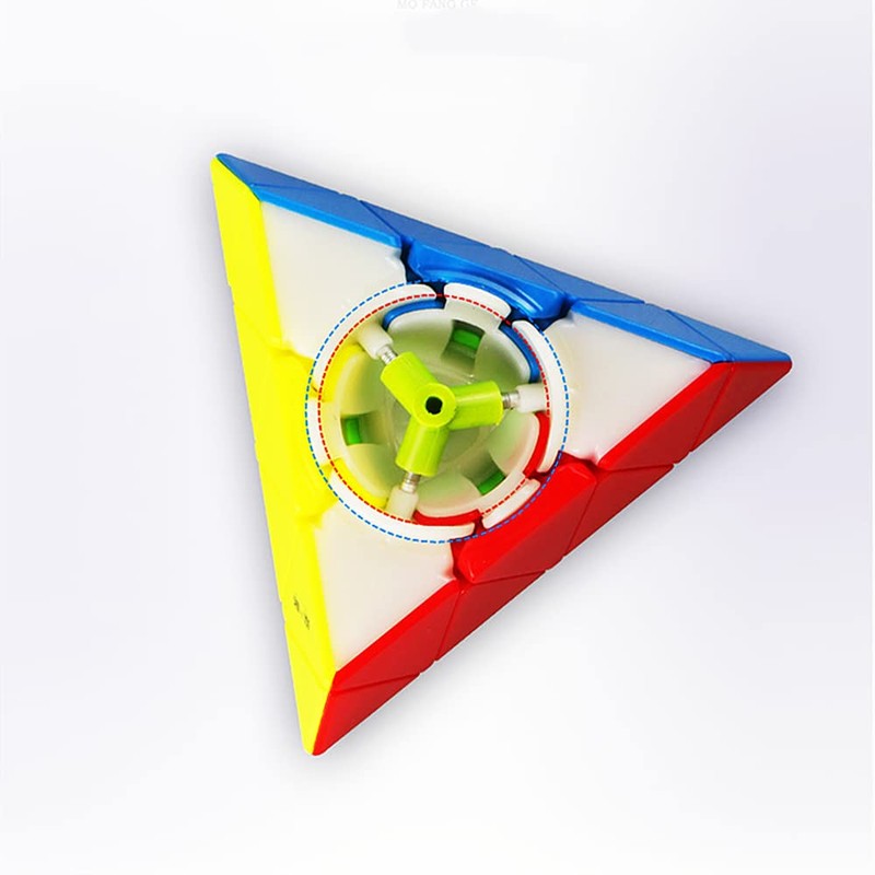 Bukefuno QY Toys Pyramid 4x4 Magic Cube Stickerless, MoFangGe 4x4x4