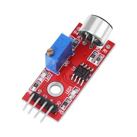 Sunicon Microphone Module, DC3.3V 5V Microphone Module, High Sensitive Microphone, Microphone Audio Amplifier Module Output 20dB Gain Low Noise, Sound Sensor Module Voice Sensor