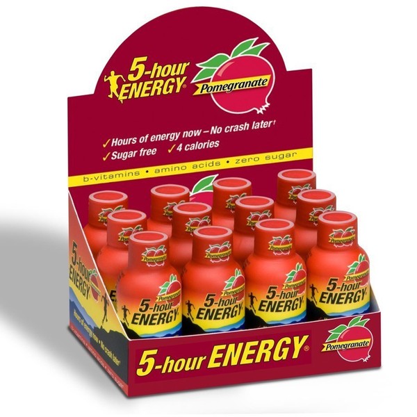 5 Hour Energy Living Essentials Pomegranate - 12 Bottles