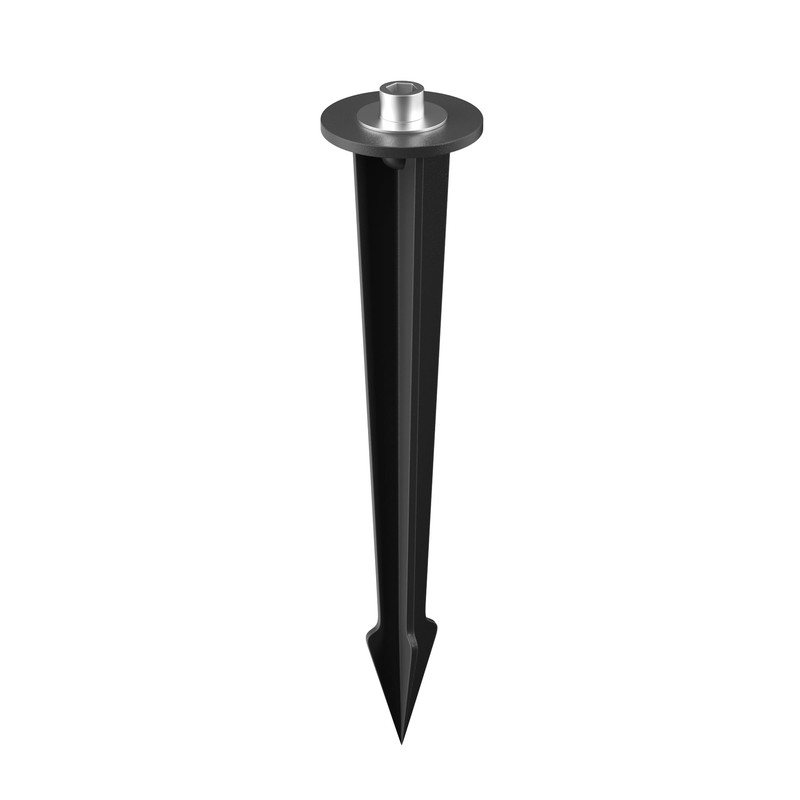 Aluminum 6 Pack Ground Stakes, 6 Inches Metal Threaded Spike