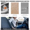 Povtii 2 PCS Carbon Fiber Leather Car Seat Belt Covers