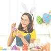Baluue Plush Rabbit Ear Headband Set with Nose and Tail