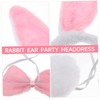 BESPORTBLE Rabbit Ear Headband Pink Plush Party Accessories Lightweight Costume
