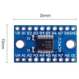 GeeekPi 6Pack TXS0108E 8 Channel Logic Level Converter Bi-Directional High Speed Full Duplex Shifter 3.3V 5V for Arduino Raspberry Pi