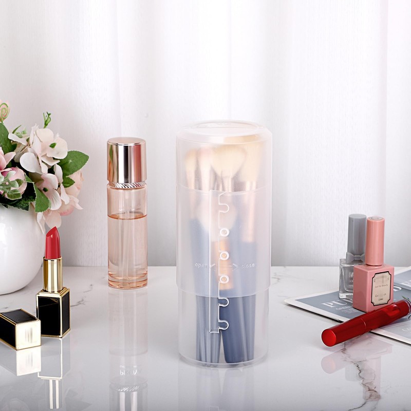 Sumnacon Makeup Brush Case, Brush Storage Case, Clear Cosmetic Brush