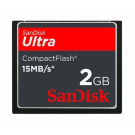 Sandisk 2GB Ultra 15MBS Compact Flash CF Card - Retail Pack