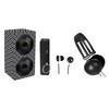 Naxa Electronics NAS-3061A Portable Bluetooth Stereo Speaker Entertainment Pack with