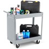 2 Tray Tool Cart, 400 LBS Capacity Rolling Tool Carts