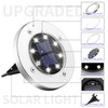 Solpex Solar Ground Lights , 8 LED Solar Powered Disk