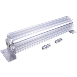 LSSOCH Dual Pass Aluminum Heat Sink Cooler Compatible with Fuel Power Steering Cool Engine Oil Transmission Fluid 13260