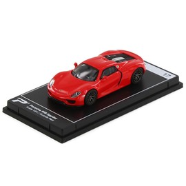 918 Spyder Guards Red Hypercar League Collection 1/64 Diecast Model Car by PosterCars H17B