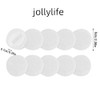 jollylife 10-Piece Round Makeup Puff Set - Soft Cotton Powder