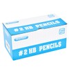 Rarlan Wood-Cased #2 HB Pencils, Pre-sharpened, 1200 Count Classroom Bulk