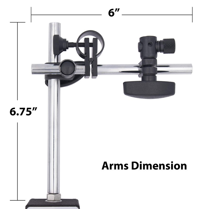 Clockwise Tools MGBR-02 Magnetic Base Stand for Digital Dial Indicator