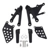 TCMT Sand Black Front Footrest Foot Pegs Bracket Set Fit