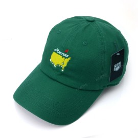 Masters Cotton  2025 Augusta National Golf Club Dad Hat Classic Dark Green Masters cap