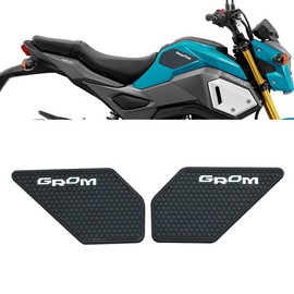 GROM 125 Tank Pad Side Fuel Tank Pad Tank Pad Protector Sticker Decal Gas Knee Grip Traction Pad Tank Pad GROM (2016-) Grom MSX125 Tank Pad