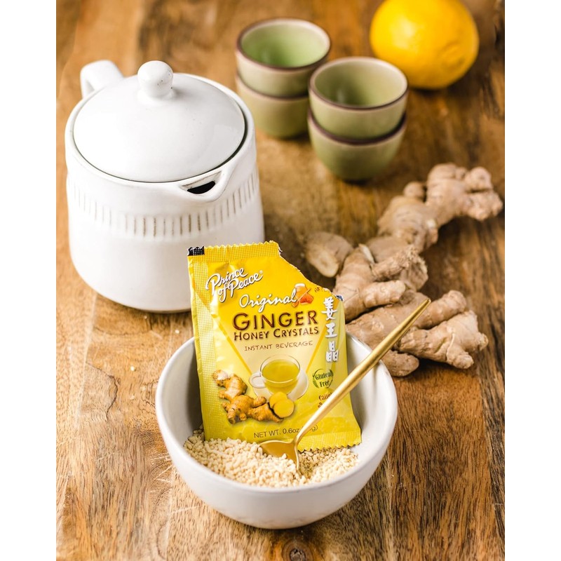 Instant Ginger Honey Crystals Family Value Pack 60 Sachets 18g
